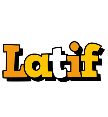 Latif cartoon logo