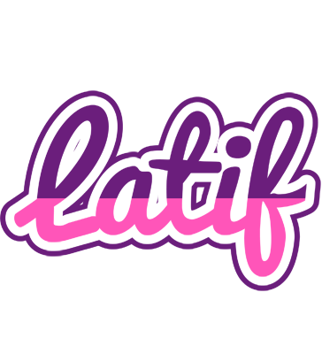 Latif cheerful logo