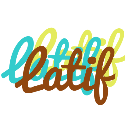 Latif cupcake logo