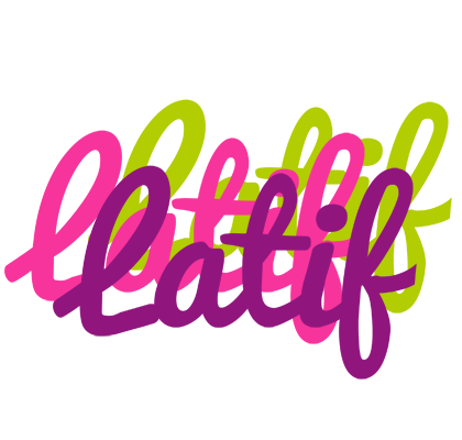 Latif flowers logo