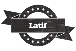 Latif grunge logo