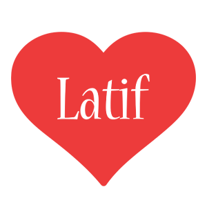 Latif love logo