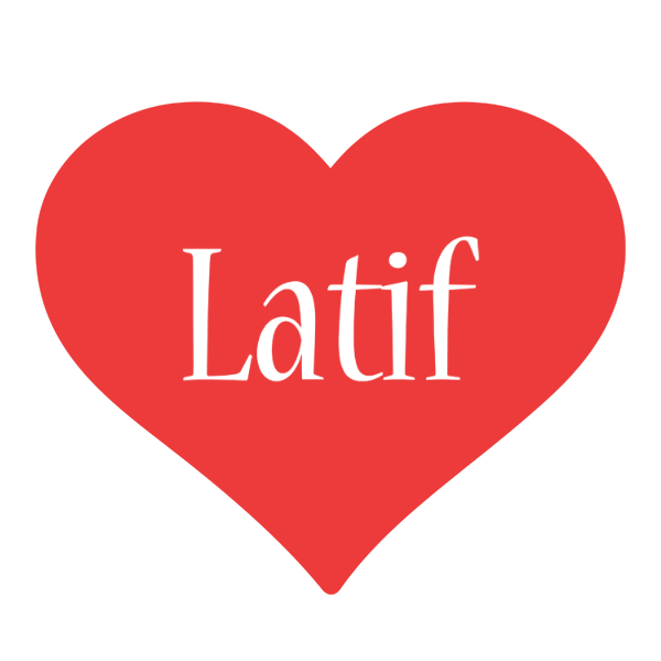 Latif love logo