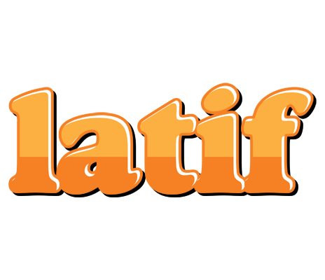 Latif orange logo