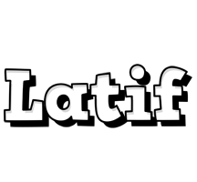 Latif snowing logo