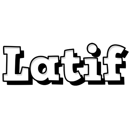 Latif snowing logo