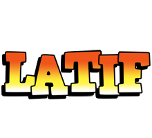 Latif sunset logo