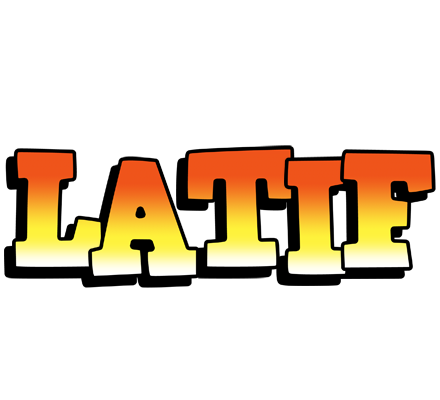 Latif sunset logo