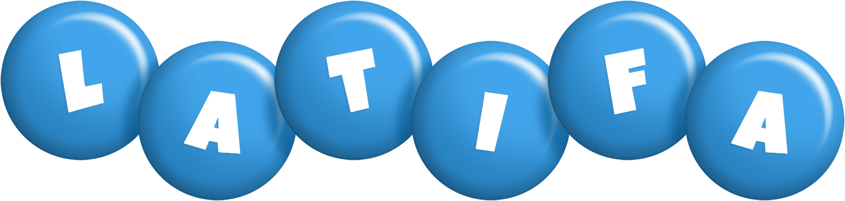 Latifa candy-blue logo