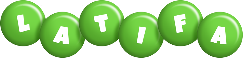 Latifa candy-green logo