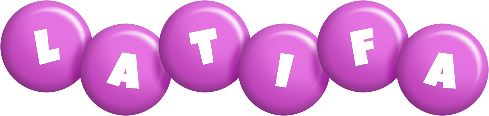 Latifa candy-purple logo