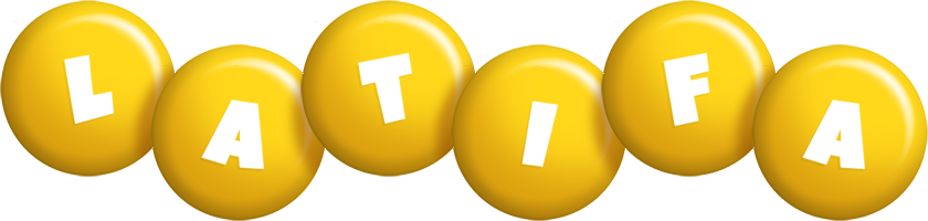 Latifa candy-yellow logo
