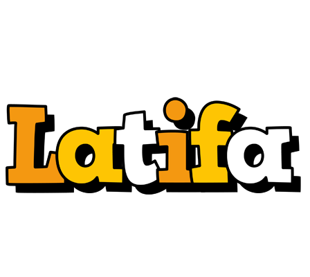 Latifa cartoon logo