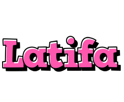 Latifa girlish logo