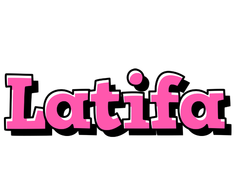Latifa girlish logo