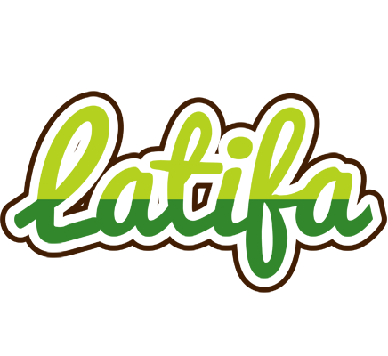 Latifa golfing logo