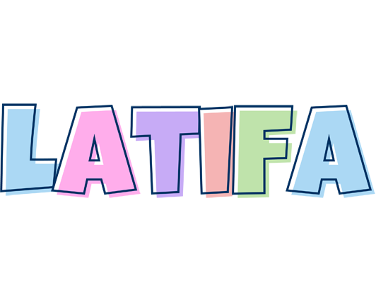 Latifa pastel logo