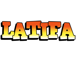 Latifa sunset logo