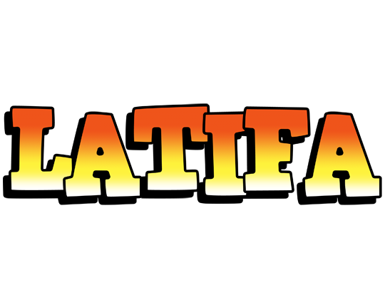Latifa sunset logo