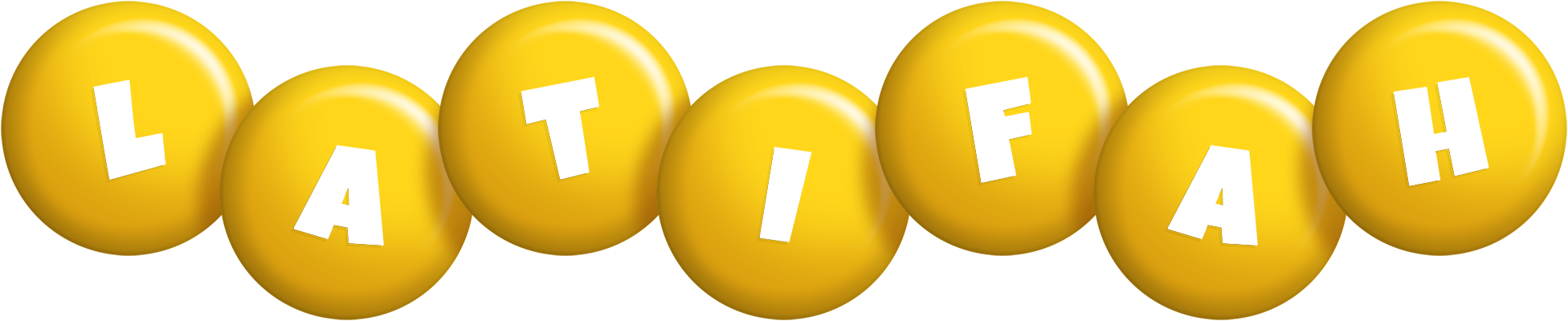 Latifah candy-yellow logo