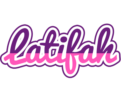 Latifah cheerful logo