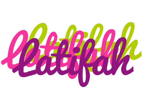 Latifah flowers logo