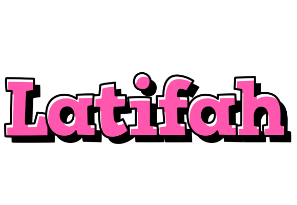 Latifah girlish logo