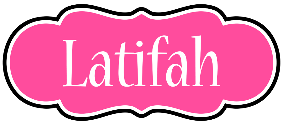 Latifah invitation logo