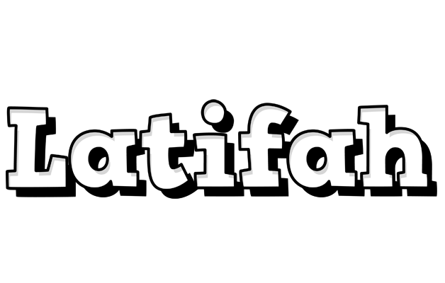 Latifah snowing logo