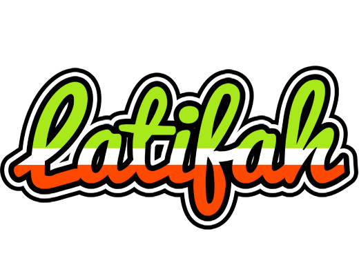 Latifah superfun logo
