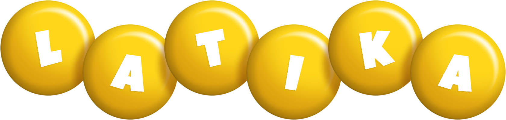 Latika candy-yellow logo