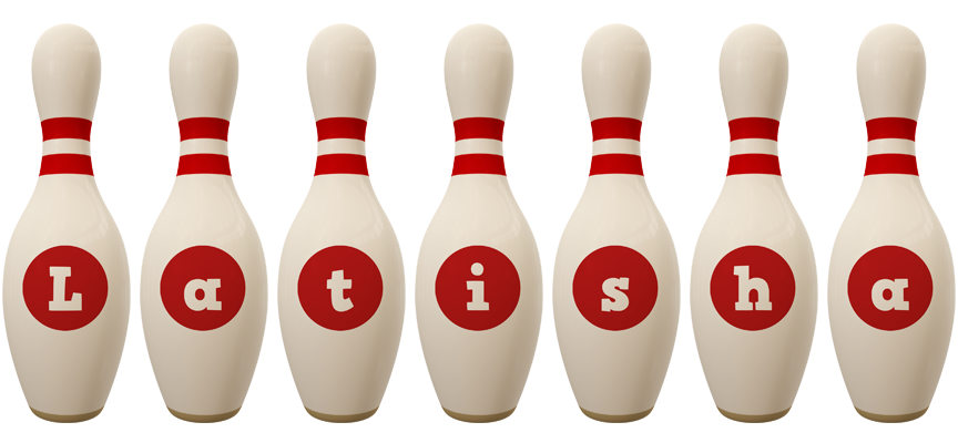 Latisha bowling-pin logo