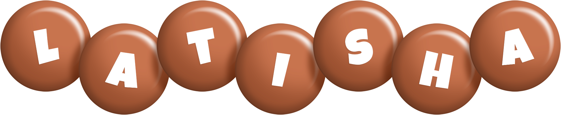 Latisha candy-brown logo