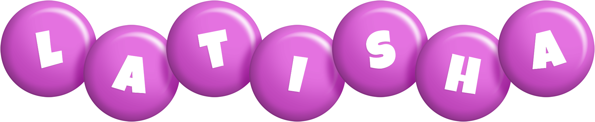 Latisha candy-purple logo