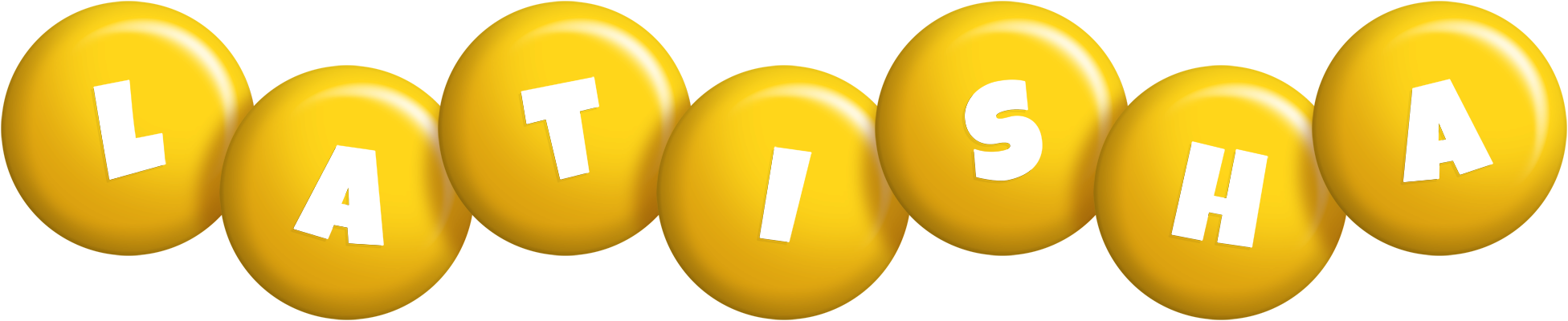 Latisha candy-yellow logo