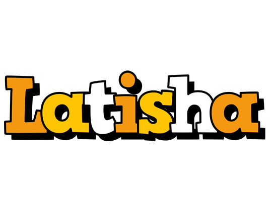 Latisha cartoon logo