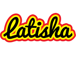 Latisha flaming logo