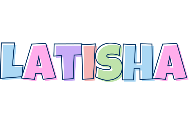 Latisha pastel logo