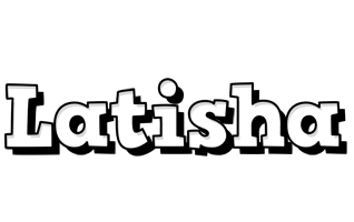 Latisha snowing logo