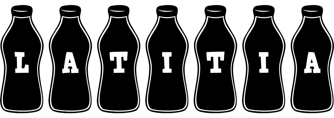 Latitia bottle logo