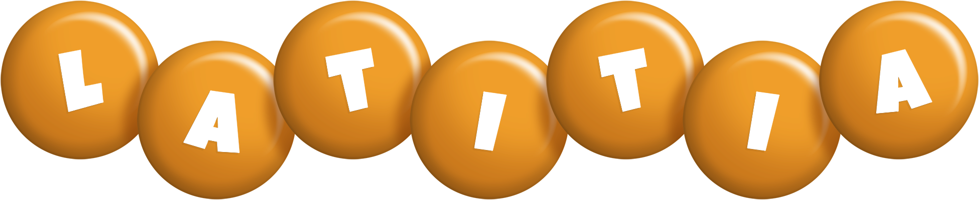 Latitia candy-orange logo