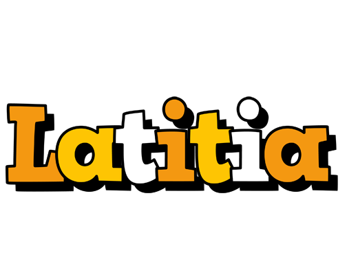 Latitia cartoon logo