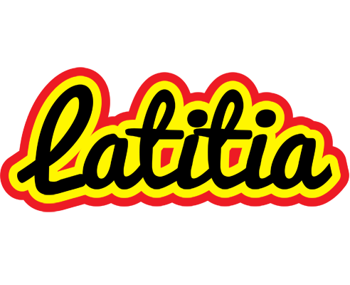 Latitia flaming logo