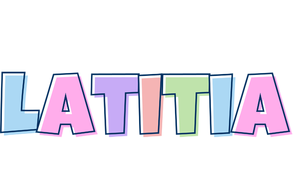 Latitia pastel logo