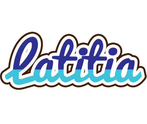 Latitia raining logo