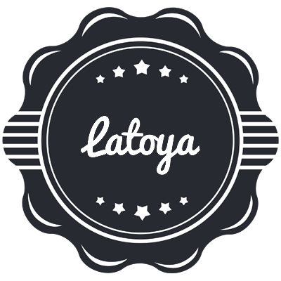Latoya badge logo
