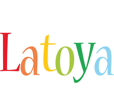 Latoya birthday logo