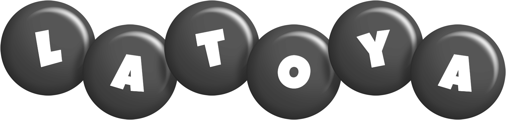 Latoya candy-black logo