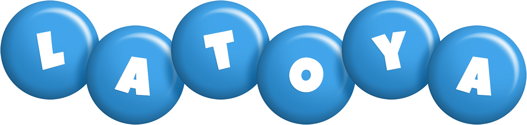 Latoya candy-blue logo