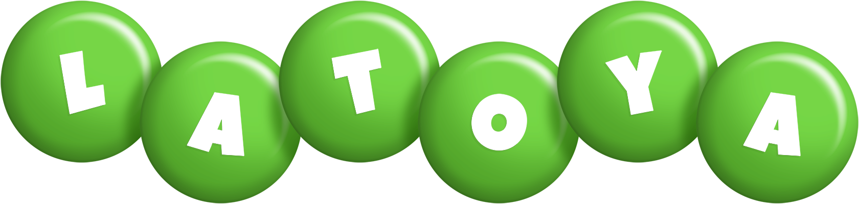 Latoya candy-green logo